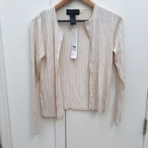 August Silk Cardigan